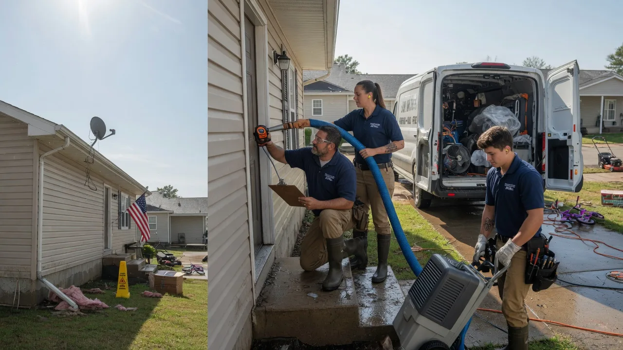 Ceiling Water Damage Restoration in Reynolds, ND near me